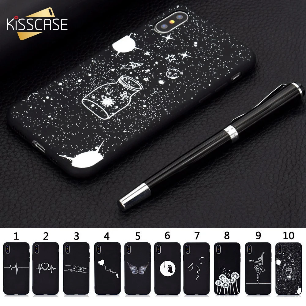 2019 Soft Silicone Case for iPhone 11 Pro Max XR 7 XS MAX X 8 6 6S Plus Cute Love Heart Phone Funda For Coque |