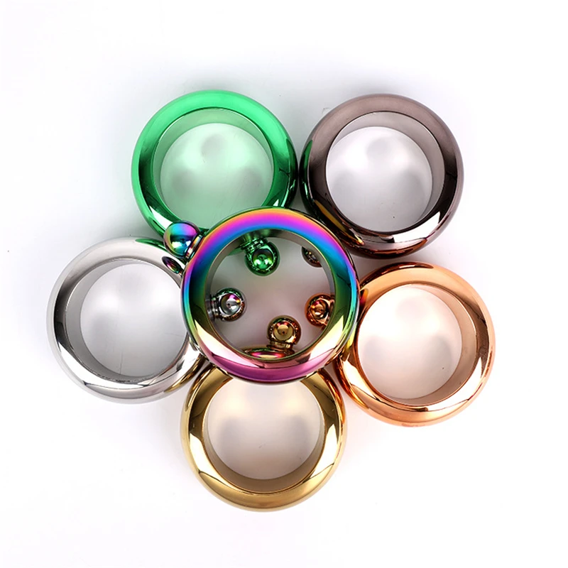 3.5Oz Kruik Armband Heupfles Draagbare Ronde Trechter Bangle Wijnfles Whiskey Vodka Alcohol Drinkware Armband Bruidsmeisje Gift