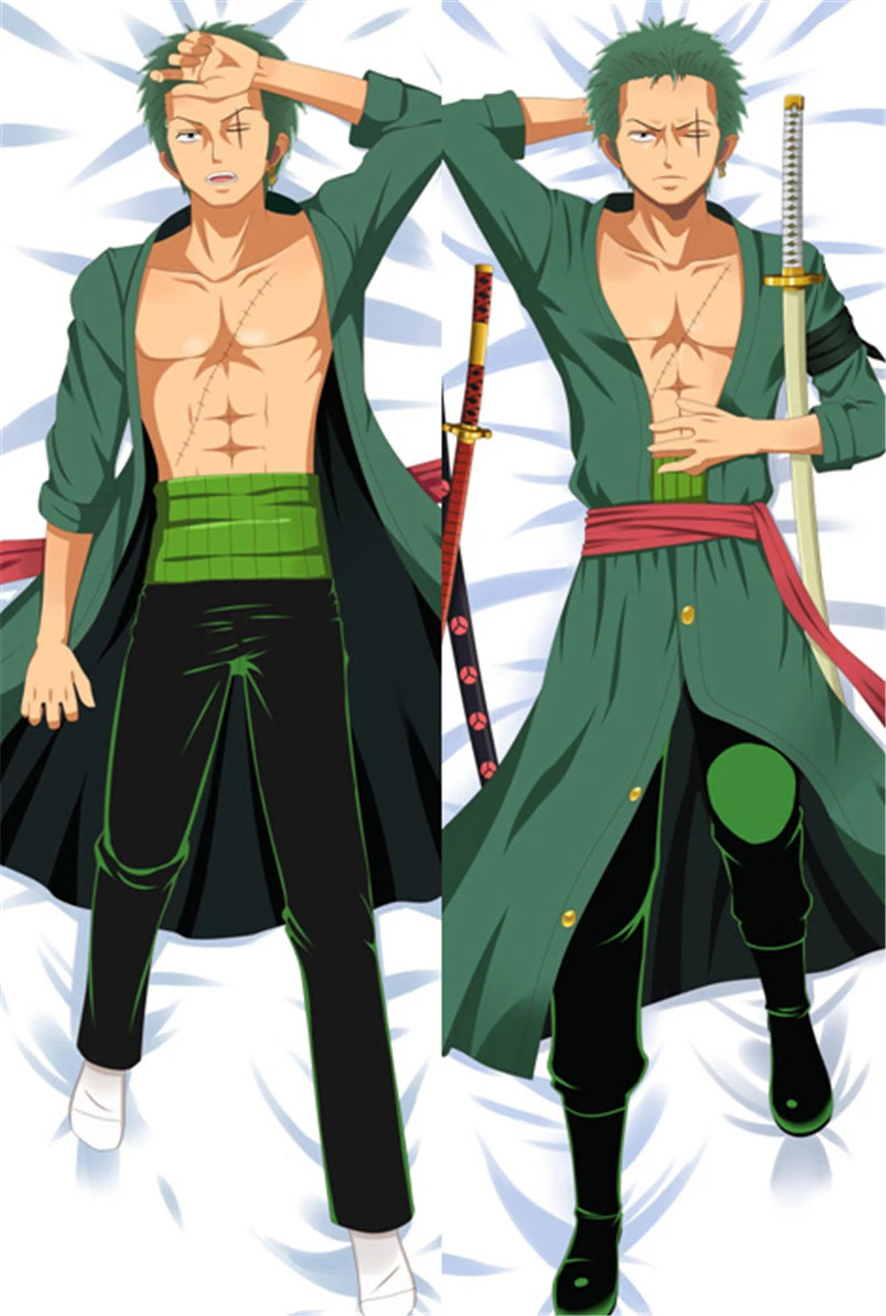 

ONE PIECE Roronoa Zoro Cosplay Dakimakura Pillow Case Hugging Body