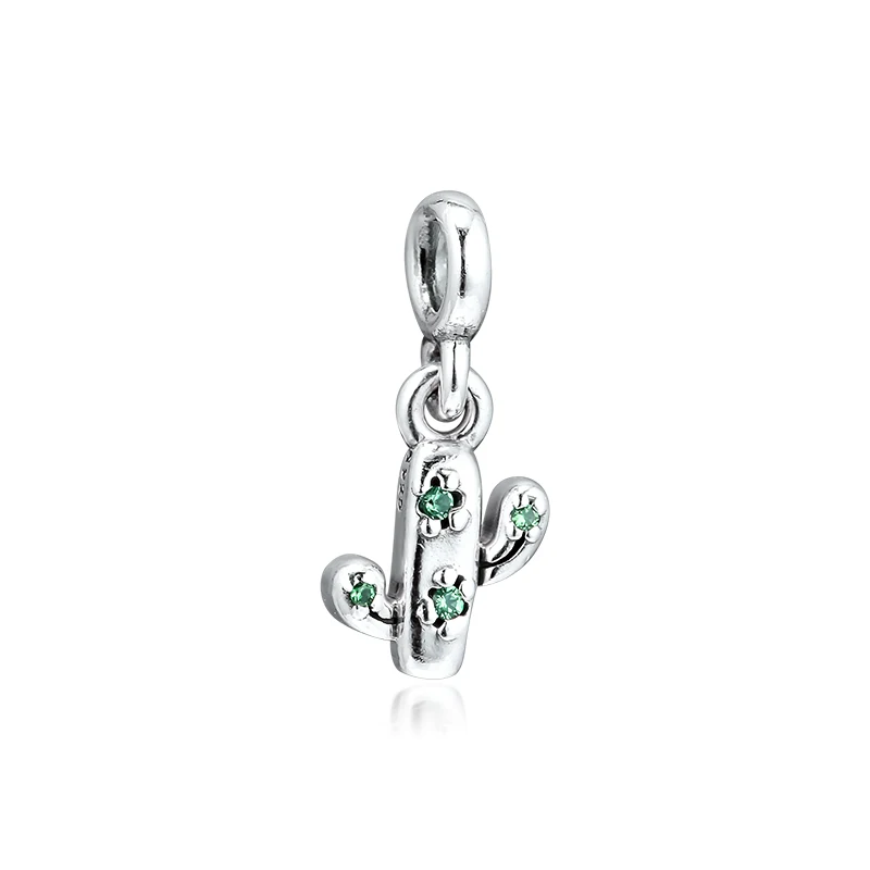 

DIY Fits for Pandora Charms Bracelets 100% 925 Sterling-Silver-Jewelry Signature Me My Lovely Cactus Beads Free Shipping