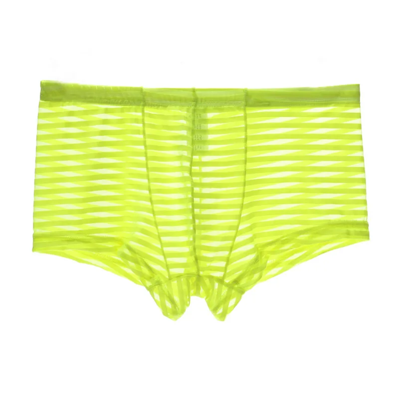 Мужские шорты сетчатые шелковые Бесшовные тонкие u-образные выпуклые Дышащие