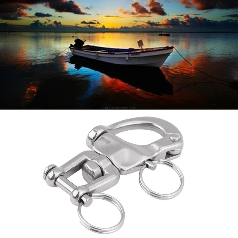 

Hook Swivel Shackle Stainless Steel Outdoor Replacement Marine Accessories