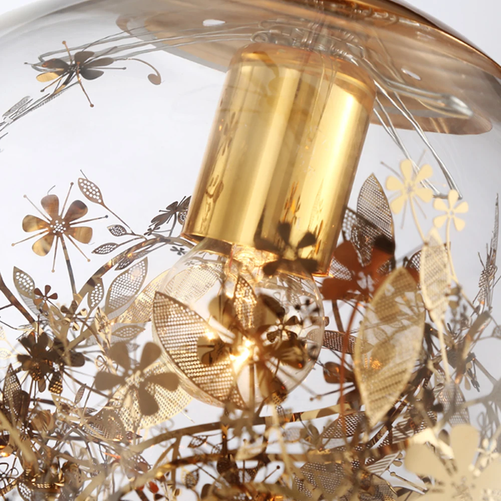 Скандинавский E27 подвесной светильник креативные подвесные светильники Золотой