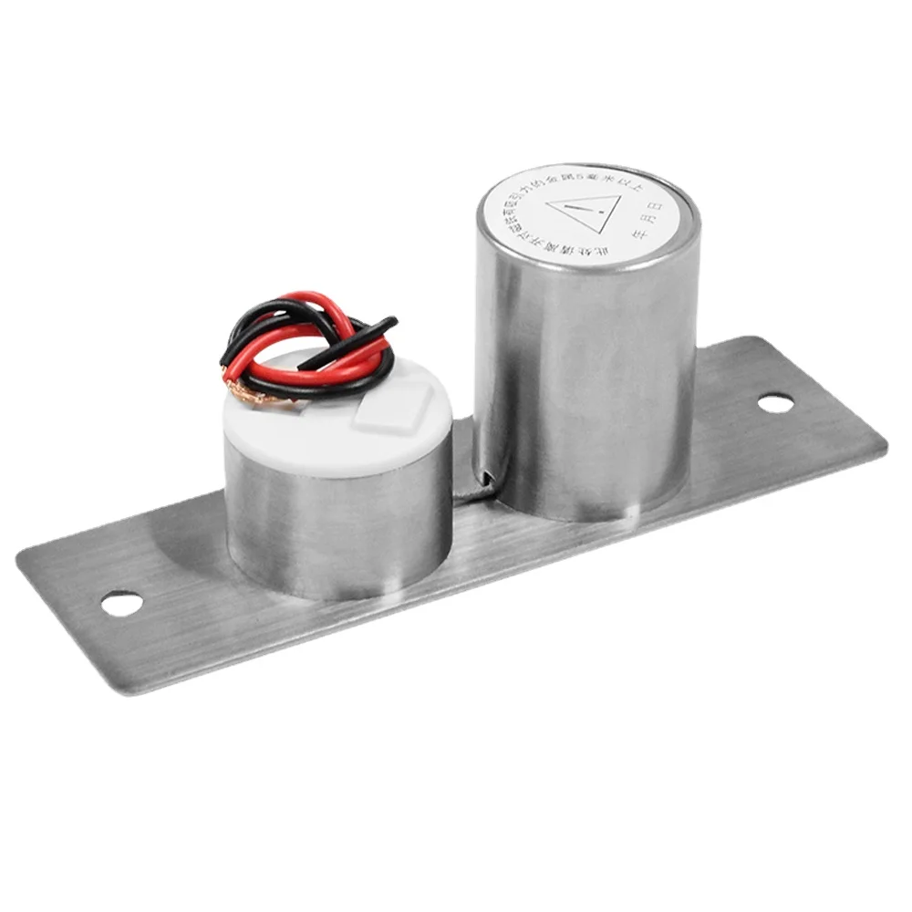 

LUCKING DOOR Stainless Steel Mini Electric Bolt Lock DC 12V Solenoid Electric Door Lock Easy to Install