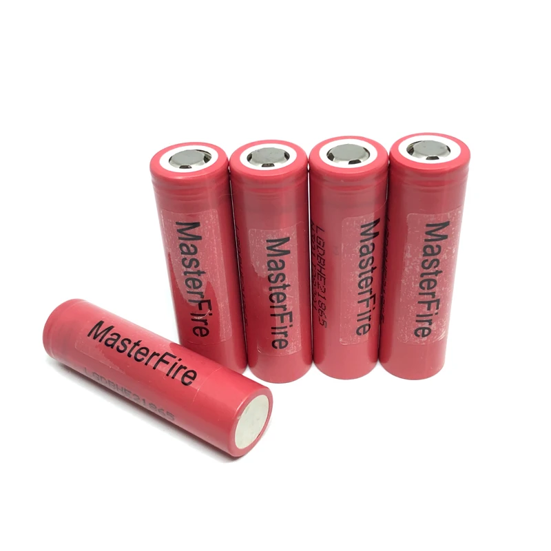 

MasterFire 10pcs/lot Genuine ICR18650HE2 2500mah lithium battery 18650 HE2 rechargeable li-ion batteries 30A for E-cigarettes