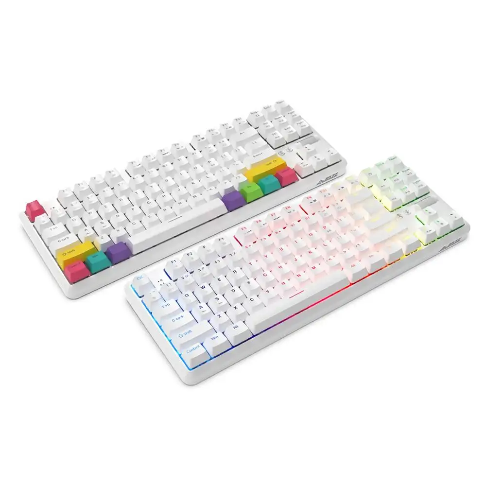 

K870T 87 Keys Mechanical Keyboard RGB Backlight Wireless bluetooth + Type-C Wired Dual Mode Mechanical Switch Gaming Keyboard