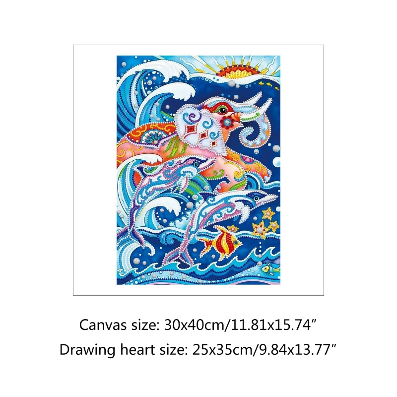 

DIY 5d Luminous Diamond Painting Kits for Adults,Special Shape Glow Diamond Painting Home Wall Decor elephant