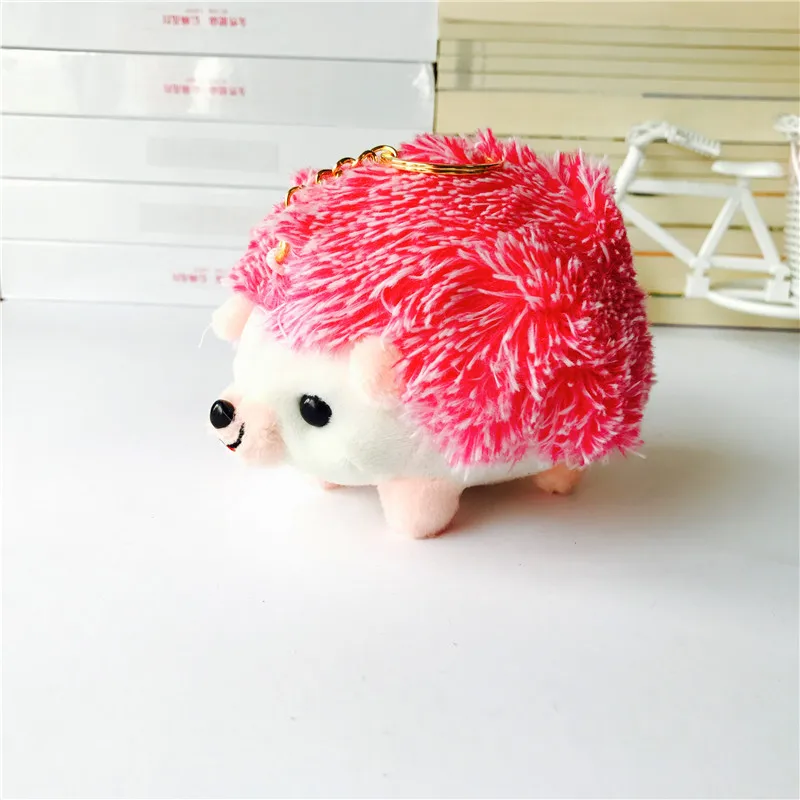 13 см Плюшевые игрушки Ежик брелок кольцо подвеска плюшевая игрушка животное