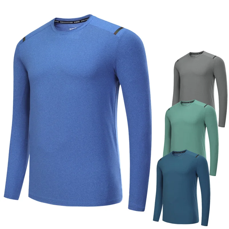 

Compression Long Sleeve Solid Man Base Layer Weight Lifting Male Thin Runnning Shirt Body Undershirt Tight Men Sports Gym Tee