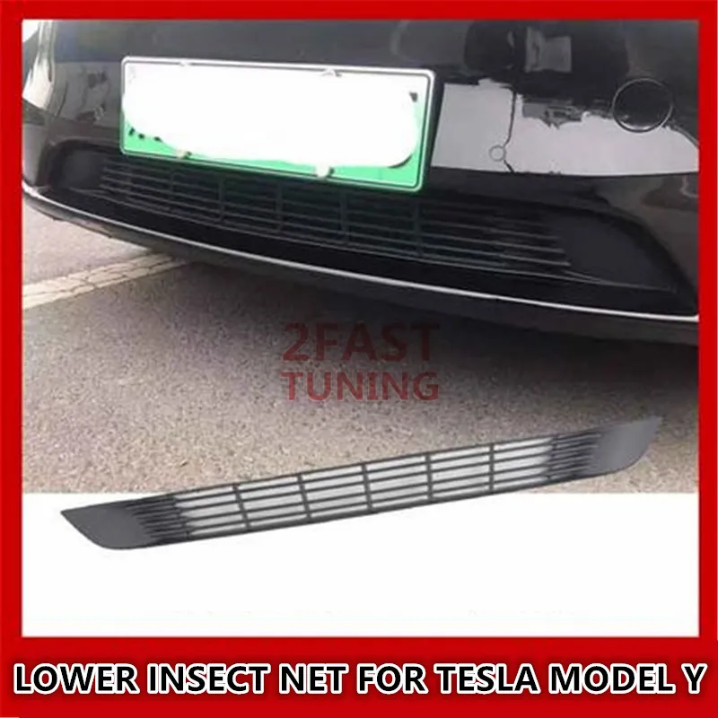 

1X Lower Bumper Grille Insect Net For Tesla Model Y 2021 Anti-insect Dust Garbage Proof Inner Grill Cover Decoration Net