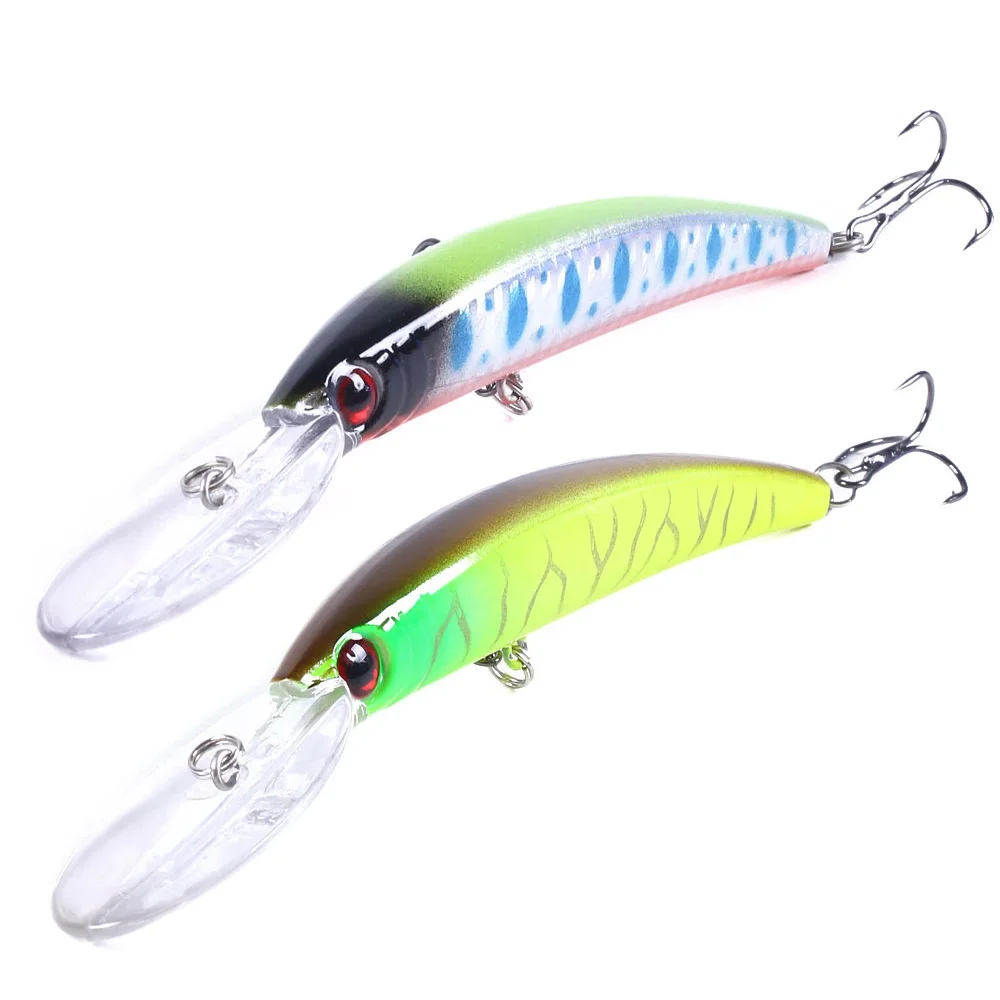 

1PCS 15cm 15g Wobbler Fishing Lure Big Minnow Crankbait Peche Bass Trolling Artificial Bait Pike