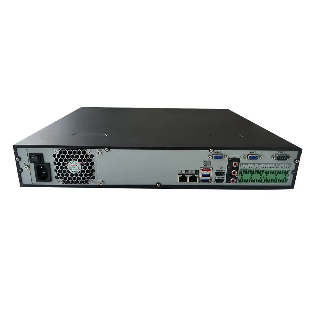 Dahua NVR 4K&ampH.265 NVR5416-4KS2 NVR5432-4KS2 NVR5464-4KS2 video recorder 16CH 32CH Max 320Mbps tripwire intrusion | Безопасность и