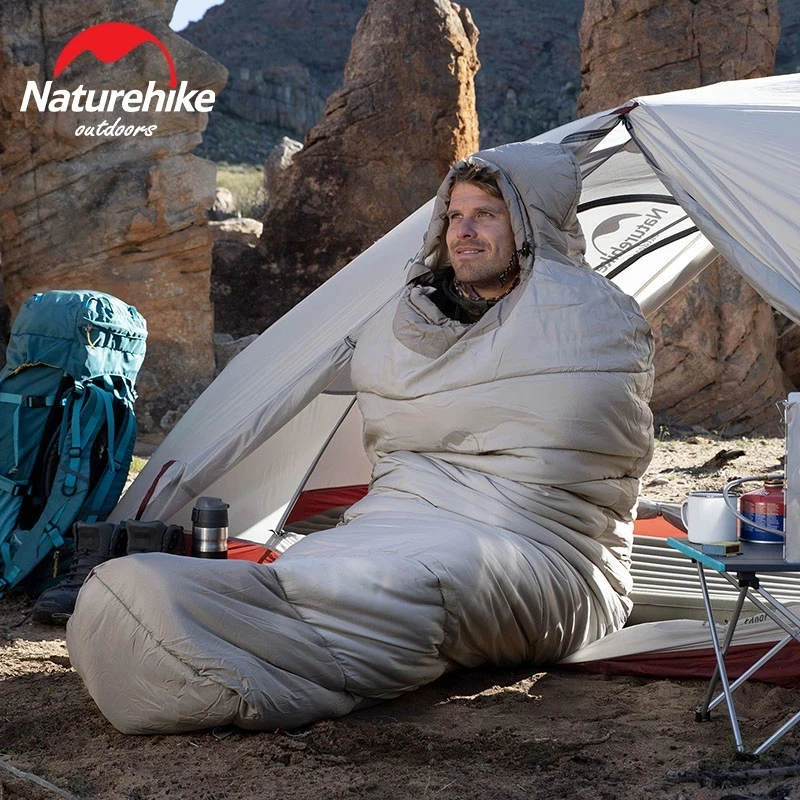 Спальный мешок Naturehike Пингвин из хлопка портативный утолщенный спальный для