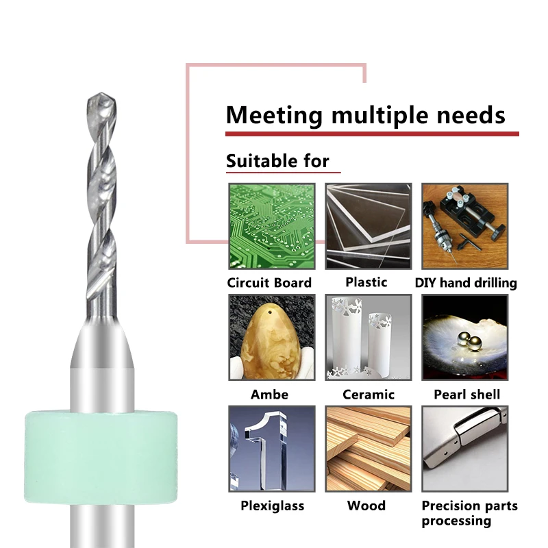 XCAN 1 5 мм Импортные Мини печатные платы сверла для печатной карбид CNC набор сверл |