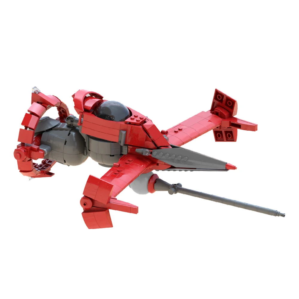 

MOC Cowboy Aircraft Building Block Kit Interplanetary Ship Craft Spaceship Plane Brick Model Kids Puzzle Toys Boy Birthdays Gift
