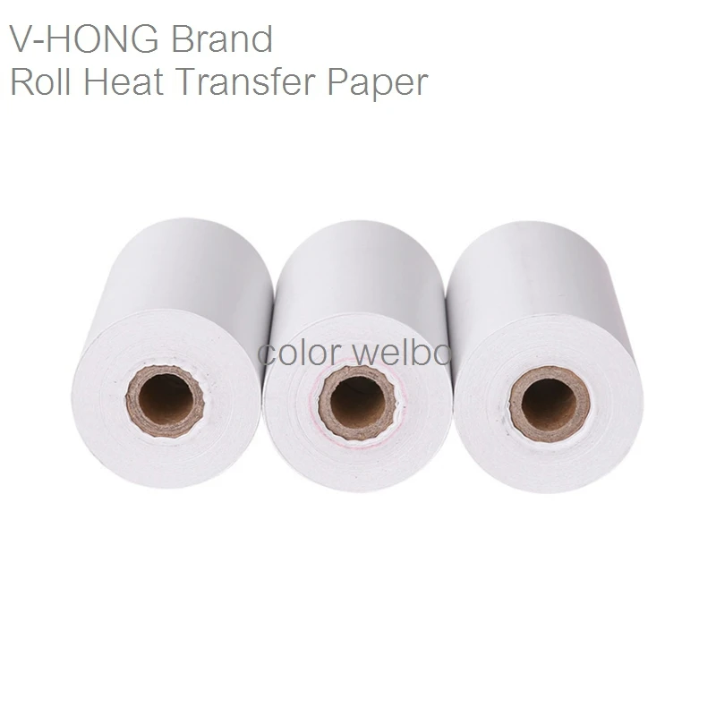 42cm x 30M Thermal sublimation series pure cotton T-shirt cloth personality Ink jet printer Coiled material Heat transfer paper
