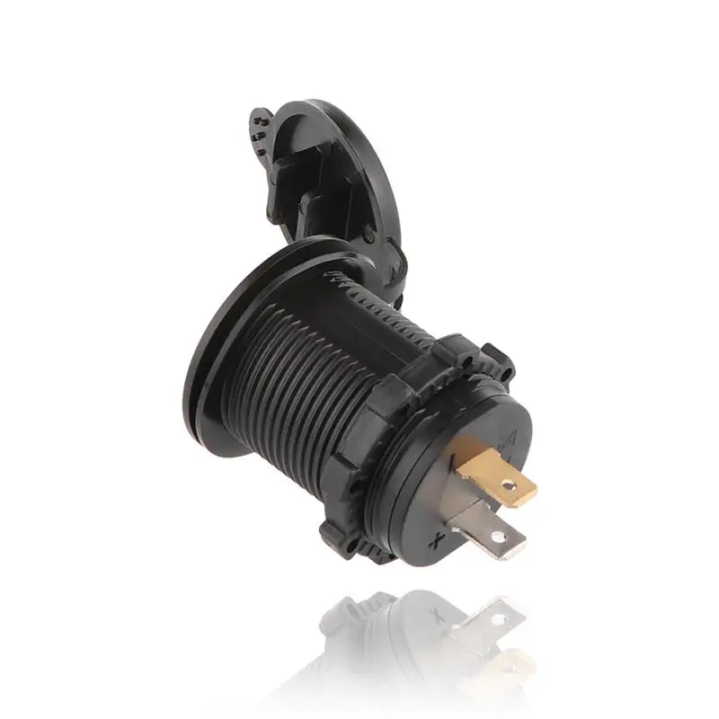 12-24V USB Charger for Motorcycle Auto Truck ATV Boat LED Car 4.2A Dual Socket Power Adapter Outlet |