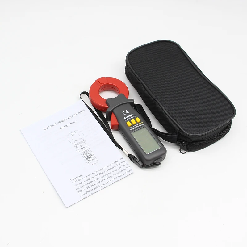

Hot Sale Bm2060 Professional Leakage Current Test Digital Clamp Meter Measuring The Precision Of The Micro Current To 0.01a