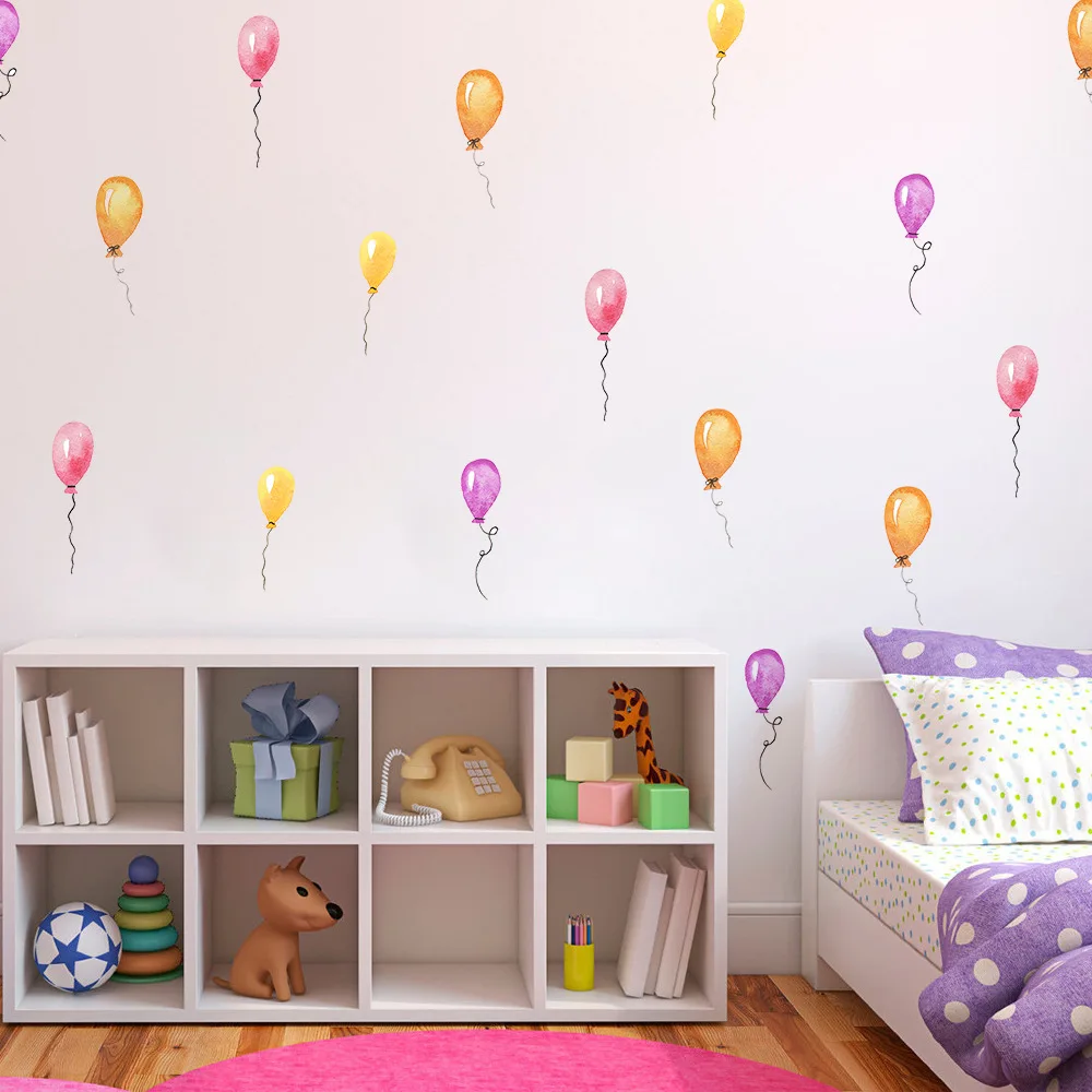 Для домашнего декора настенные наклейки украшения Красочные воздушные шары