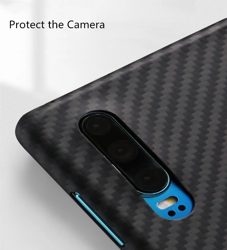 Оригинальный дизайнерский чехол из настоящего углеродного волокна для huawei P30 Pro
