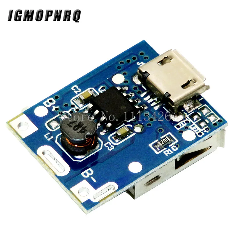 5 шт. В Повышающий Модуль питания литиевый LiPo аккумулятор плата для зарядки