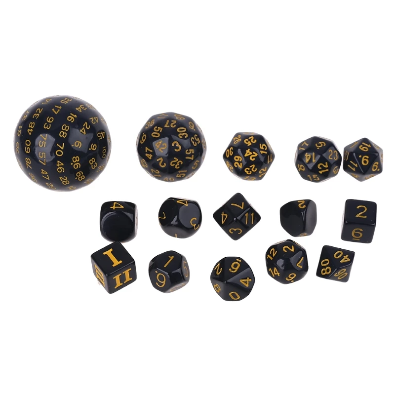 

448D многосторонние комбинации костей, сферические квадратные акриловые кости для настольной доски, ролевых игр, бара, клувечерние