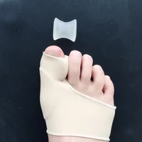 1 pair bunion corrector gel pad stretch nylon hallux valgus protector guard toe separator orthopedic protector new hot