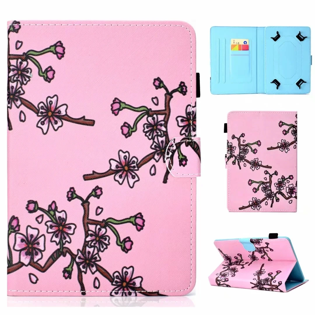 Style 1-MH Универсальный чехол для Alcatel ONETOUCH ONE TOUCH 1 T/PIXI4/PIXI3/PIXI/Touch Fire/POP/Evo 7 7S T10 " дюймовый чехол для планшета+ ручка - Цвет: Style 1-MH