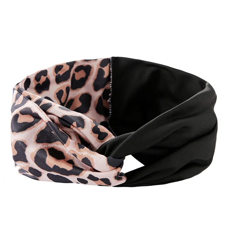 

Women Headband Solid Color Twist Knitted Cotton Wide Turban Twisted Knotted Headwrap Girls Hairband Hair Accessories Scrunchies