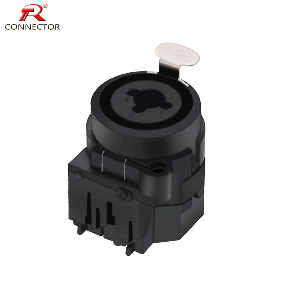 6 контактов xlr + jack 35 мм Разъем гнездо панель крепление Джек Профессиональный