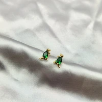 creative design cute dragon funny stud earring fine jewelry for women earrings piercing pendant korean fashion accessories 2022