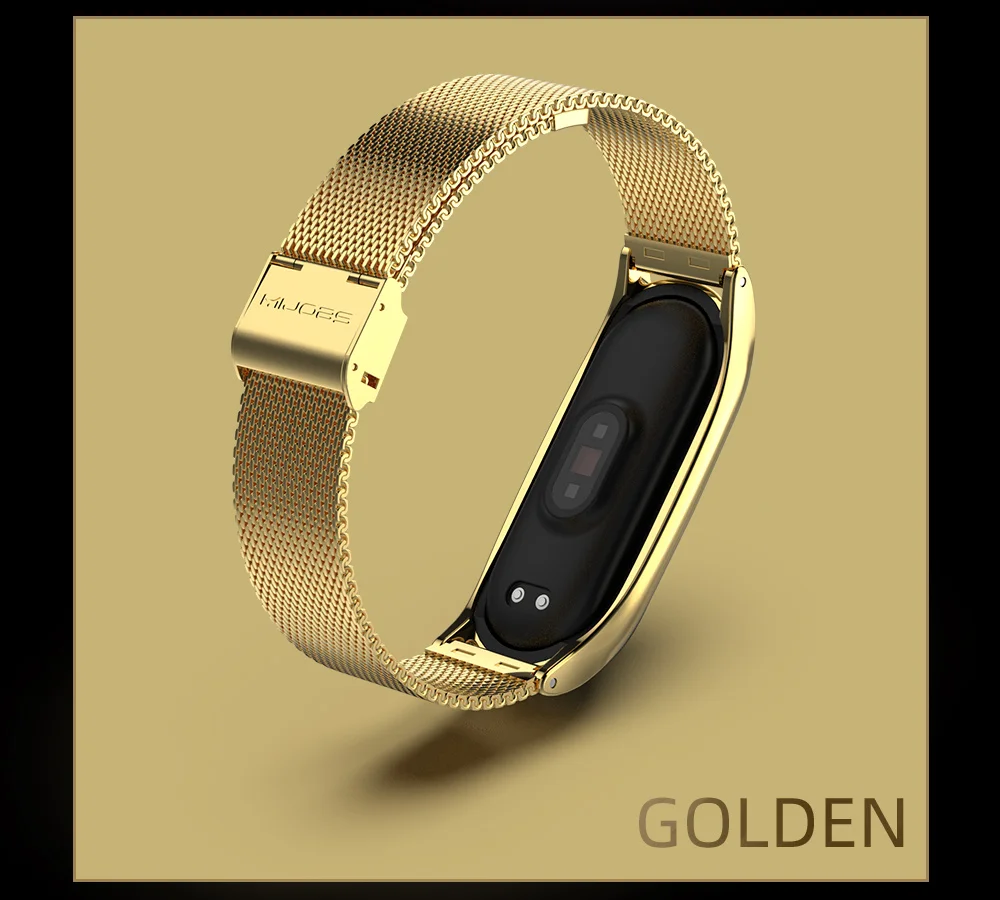 Браслет на запястье для xiaomi mi band 3, 4, металлический ремешок из нержавеющей стали, mi band 4, 3, браслеты, Сменные аксессуары
