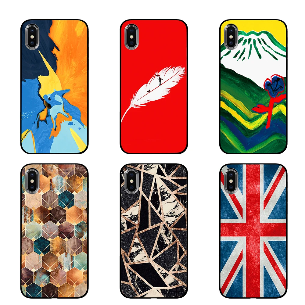 Черный чехол со стрелками для iPhone 5 5S 6 6s 7 8 Plus X XS XR 11 Pro Max | Мобильные телефоны и