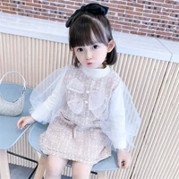 girls suits sweatshirts%c2%a0vest sets kids 2021 elegant spring autumn teenagers tracksuits formal outfits%c2%a0sport children clothing s
