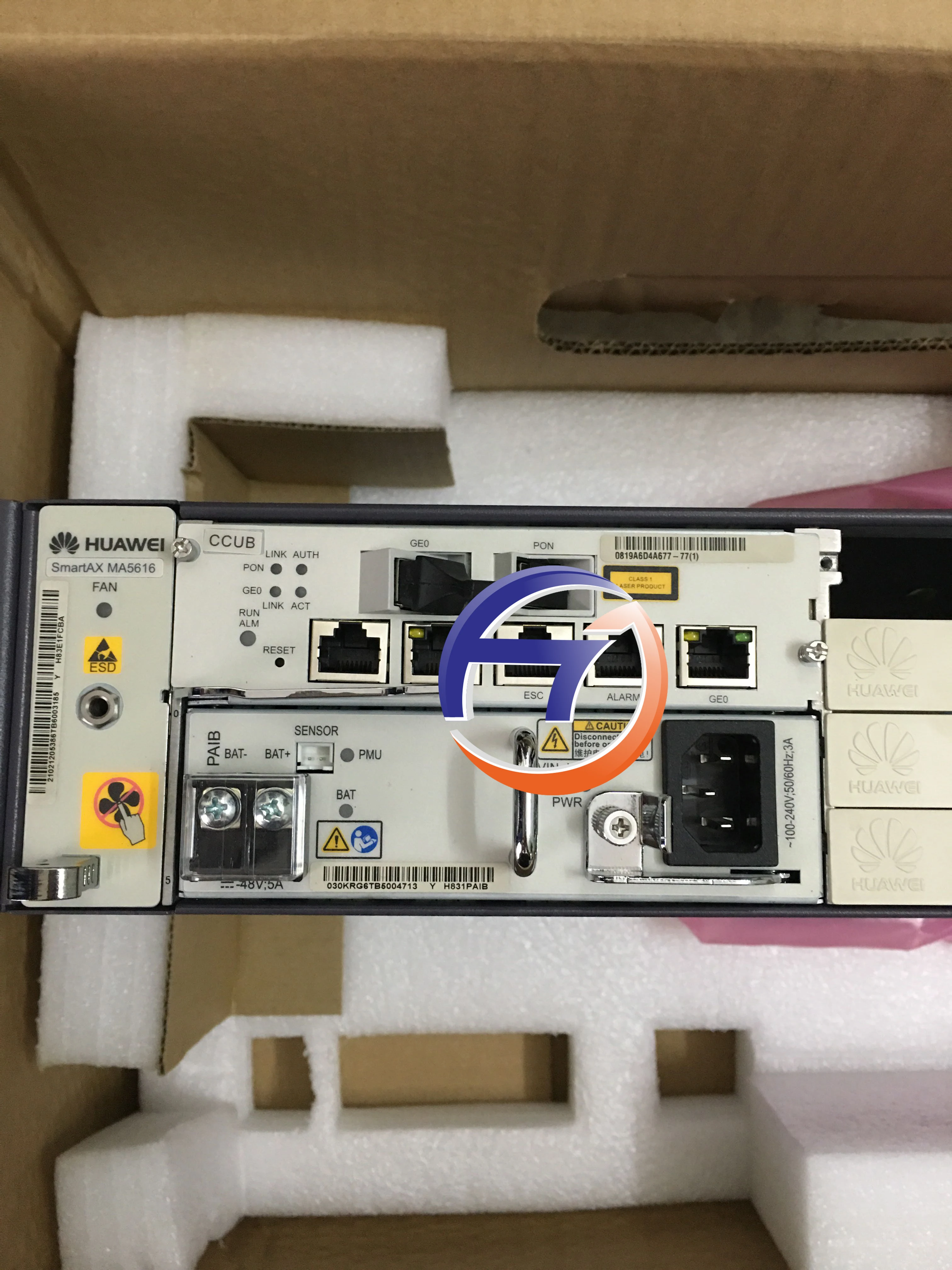 Huawei MA5616 GPON OLT с 1 картой ADLE для цифровых абонентских линий доступа