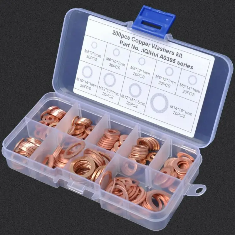 Уплотнительная плоская уплотнительная прокладка для мойки из цельной меди