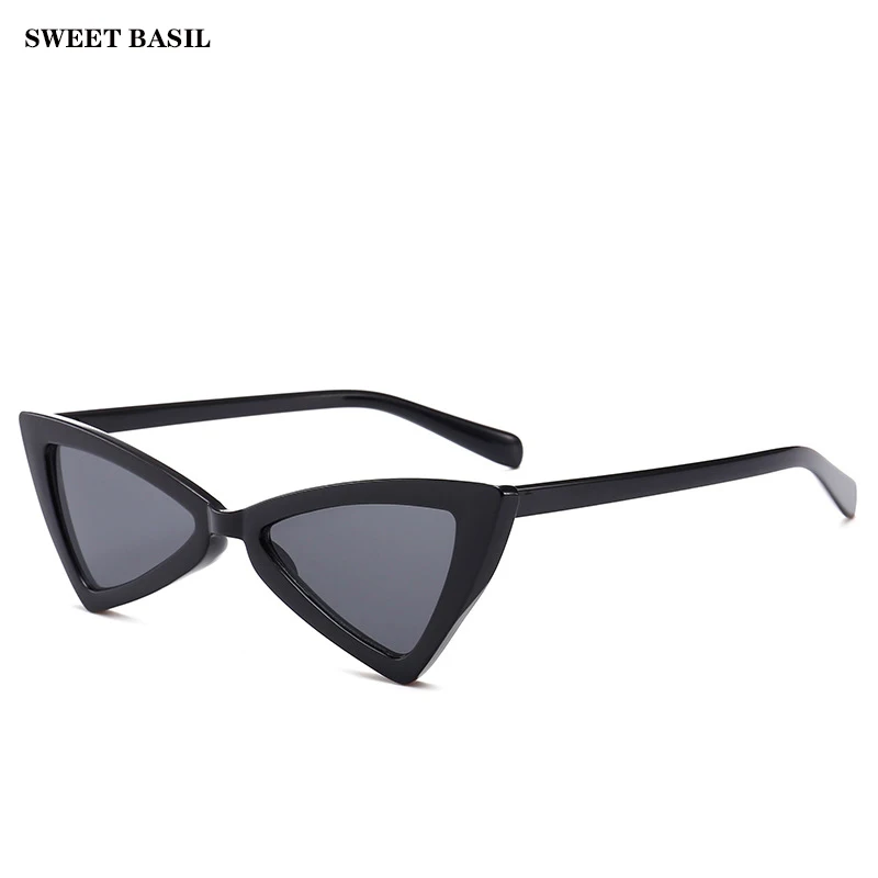 Женские винтажные солнцезащитные очки SWEET BASIL красные треугольные солнечные