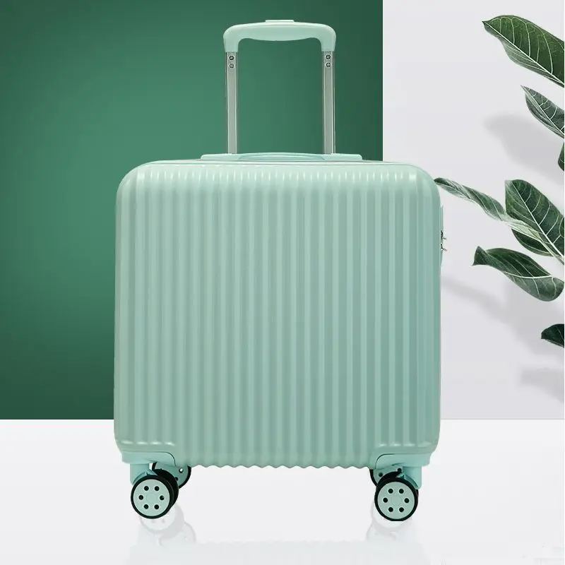Mini luggage female small boarding password box solid color small fresh that female general high value travel box 18 inch