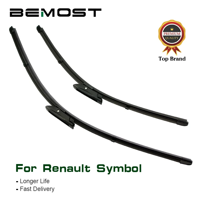 

BEMOST Car Wiper Blades Natural Rubber For Renault Symbol 1999 2000 2001 2002 2003 2004 2005 2006 2007 2008 2009 2010 2011 2012