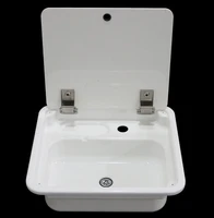 rv white acrylic plate camper trailer sink and faucet top cover plexiglass yacht outdoor caravan accessories 445400150mm