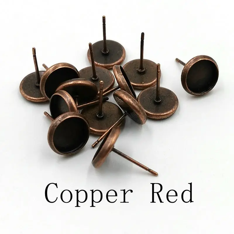 20 шт./лот пустые Кабошон Базовые аксессуары для ювелирных изделий серьги