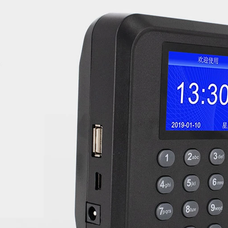Biometric Attendance System Fingerprint Reader Time Clock Employee Control Machine Access Commuting Punch Card E |