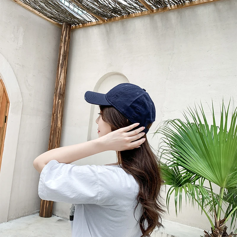 2020 New Washed Old Bare-Body Baseball Cap Outdoor Sun Hat Peaked Cap Empty Top