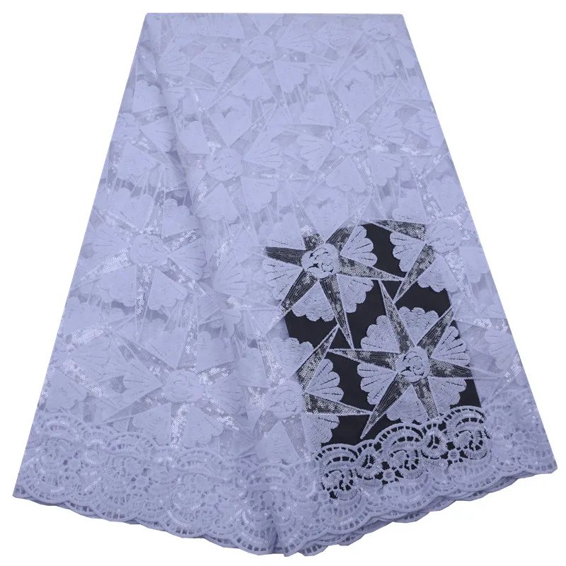 Новейшие красные блестящие французские молочные шелковые кружевные ткани для