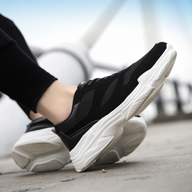 

Summer Sneakers Men 3 Colors Mesh Breathable Lace Up Comfortable Men Shoes Hard-Wearing Running Sport Footwear Zapatillas Hombre