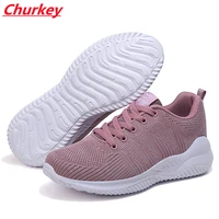 mesh women sneakers breathable woman shoes lightweight casual shoes ladies flat lace up solid deportivas mujer chaussures femme