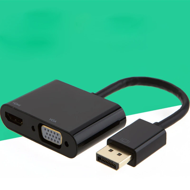 Displayport 1 2 HDMI совместимый адаптер 4K VGA in для ноутбука HP Dell Asus Lenovo|Кабели VGA| |