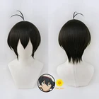 Аниме SK8 бесконечности Мия Косплэй парик SK черный короткий парик-Термостойкое волокно волосы парик + Кепки карнавальный вечерние ролевая игра Для мужчин
