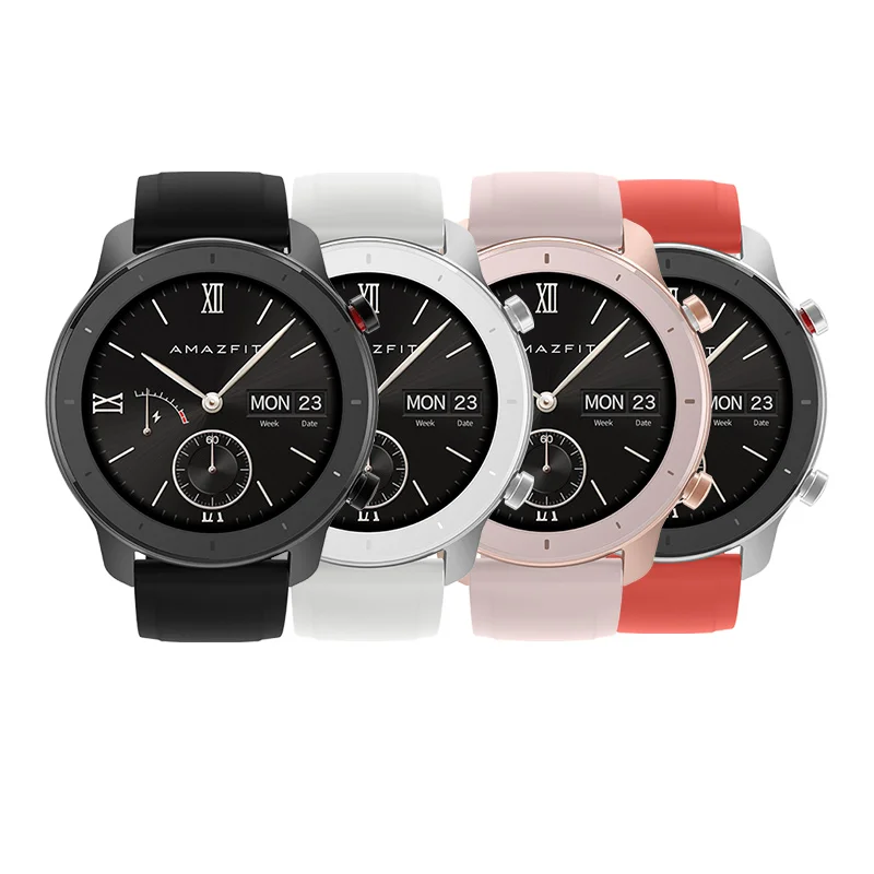 Глобальная версия Amazfit GTR Smart Watch 42 мм 5ATM 24 дней Батарея GPS и ГЛОНАСС Смарт часы Для