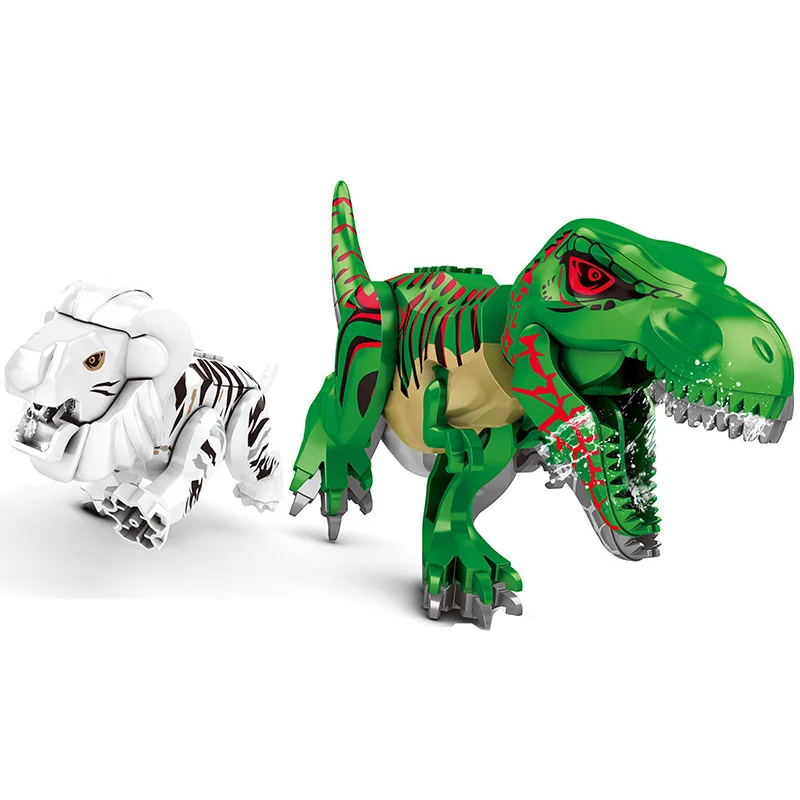 

New Jurassic Dinosaur Animal Park World 2 Building Blocks Kit Bricks Building Blocks Museum Educational DIY Toys for Child Gift